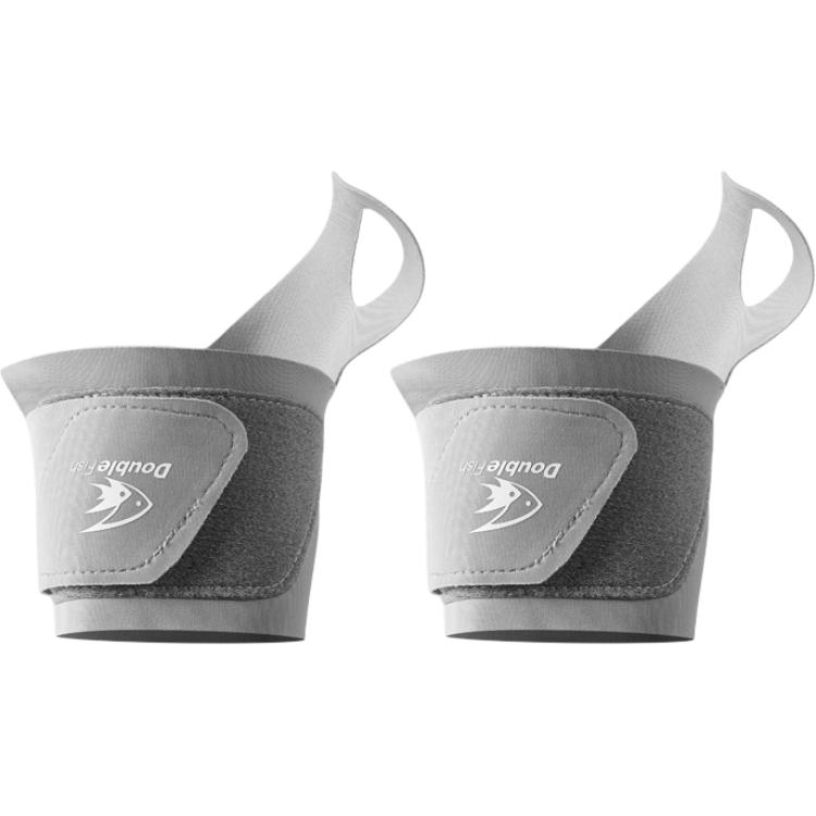 

Защитные компрессионные напульсники для велоспорта, бадминтона и фитнеса Doublefish, антискользящие, из полиамида и эластана, унисекс DOUBLE FISH, серый compression wrist brace (2 pack)