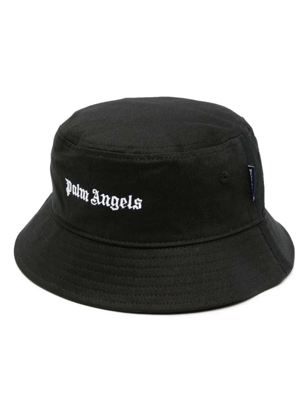 

Панама с вышитым логотипом Palm Angels Kids, черный