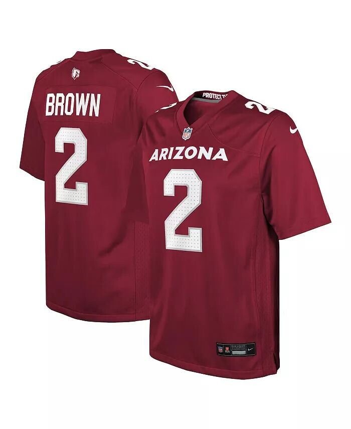 

Джерси для больших мальчиков и девочек Marquise Brown Cardinal Arizona Cardinals Game Player Nike, красный
