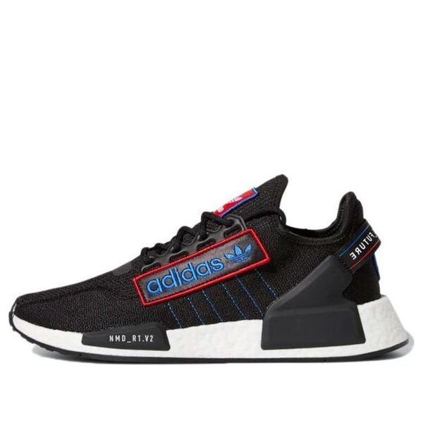 

Кроссовки nmd_r1 v2 'logo patch - black' Adidas, черный