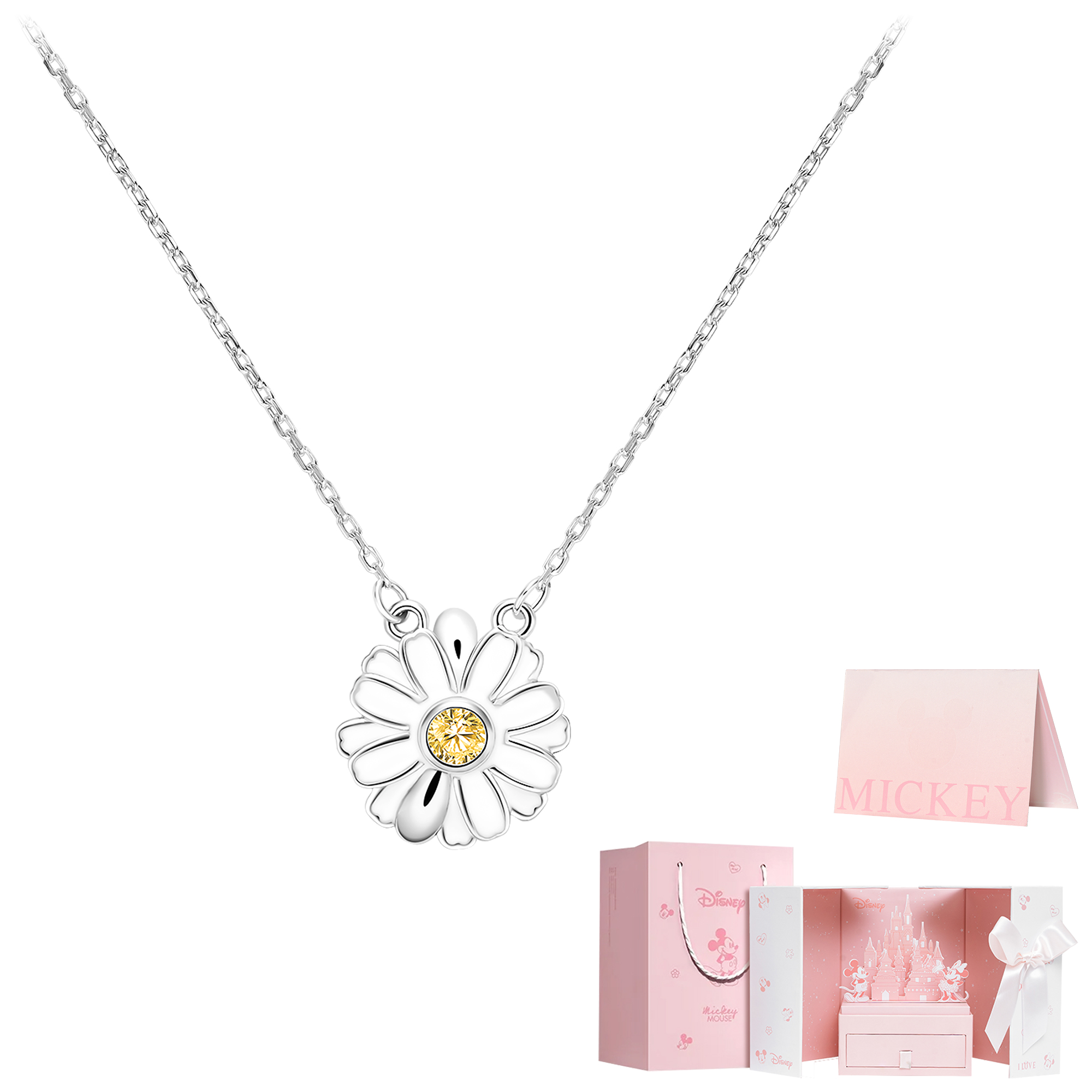 

Disney Ожерелье из стерлингового серебра 925 пробы для женщин