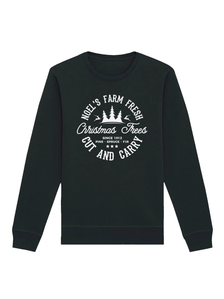 

Толстовка F4NT4STIC Sweatshirt Weihnachten Trees Farm Retro Sign, черный