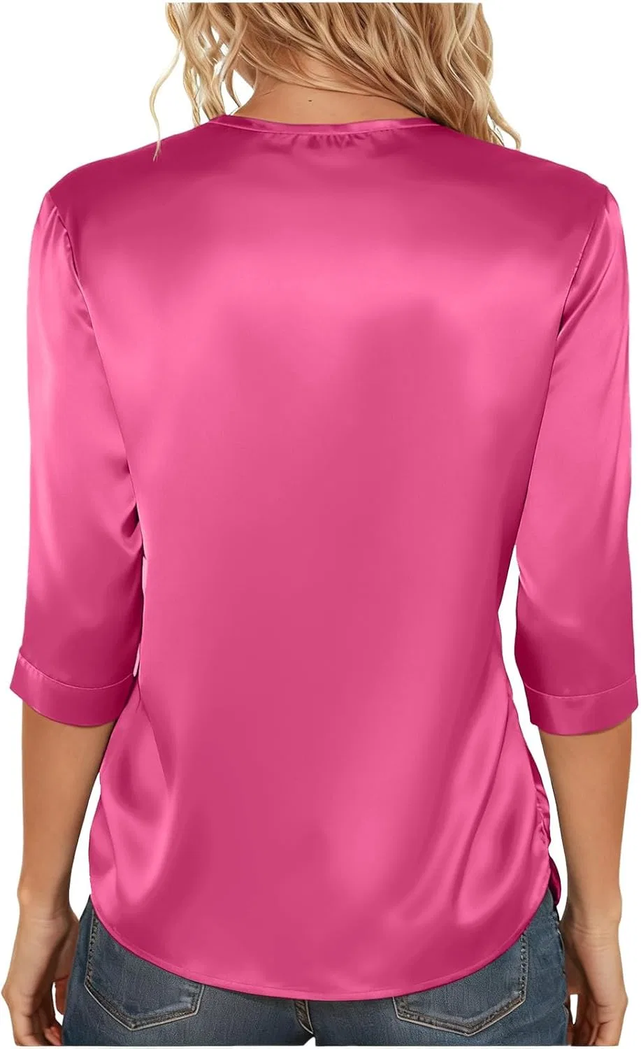 Блуза с рукавом 3/4, Hot Pink — фото 4