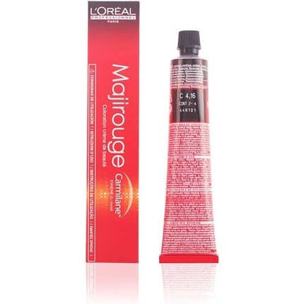 

Краска для волос L'Oreal Professionnel Majirouge 4.16 50 мл