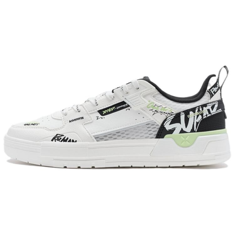 

Кроссовки XTEP Skateboarding Shoes Men Low-top White/Green, зеленый