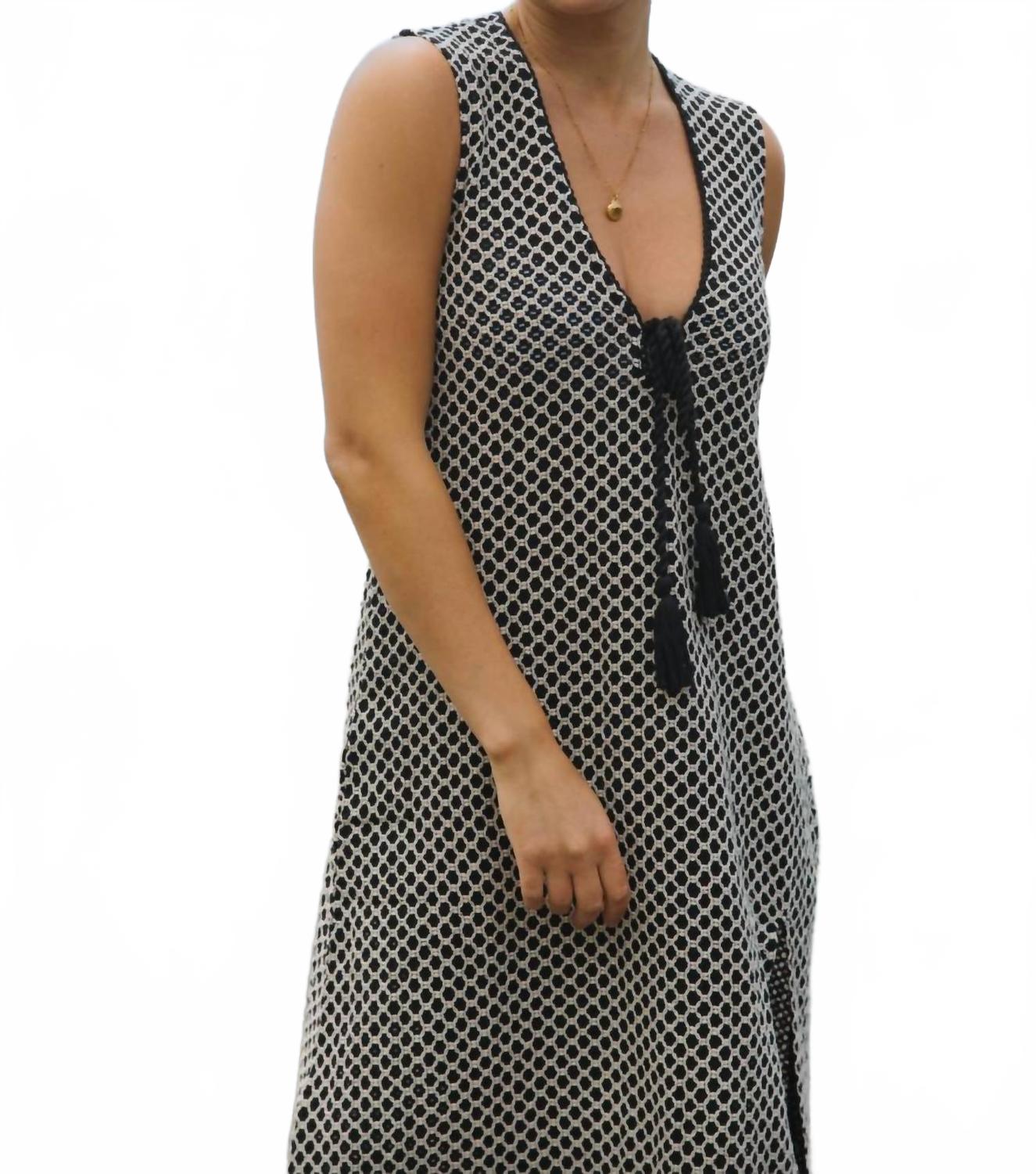 

Женское платье Sorrento черно-кремового цвета Sitano