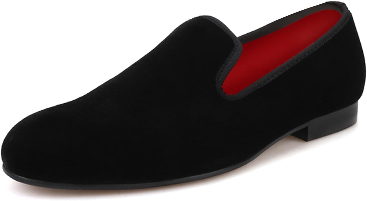 

Мужские слипоны Santimon Loafers для свадьбы, бархатные лоферы типа penny, модные смокинговые, повседневные, бизнес, роскошные замшевые туфли, для выпускного, вечеринки, диско, мокасины для мужчин, черный