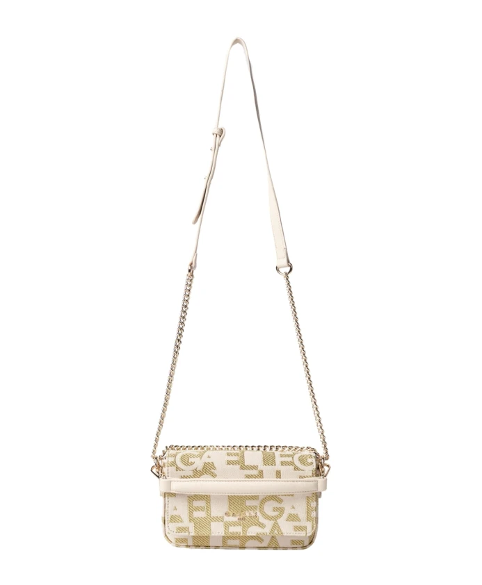 

Миниатюрная сумка через плечо, натуральный бежевый цвет, логотип. Gaã«Lle Paris, бежевый