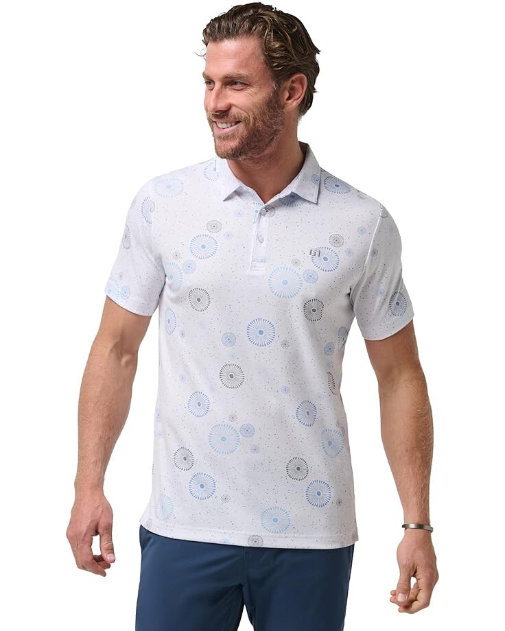 

Рубашка TravisMathew Caught Inside, белый