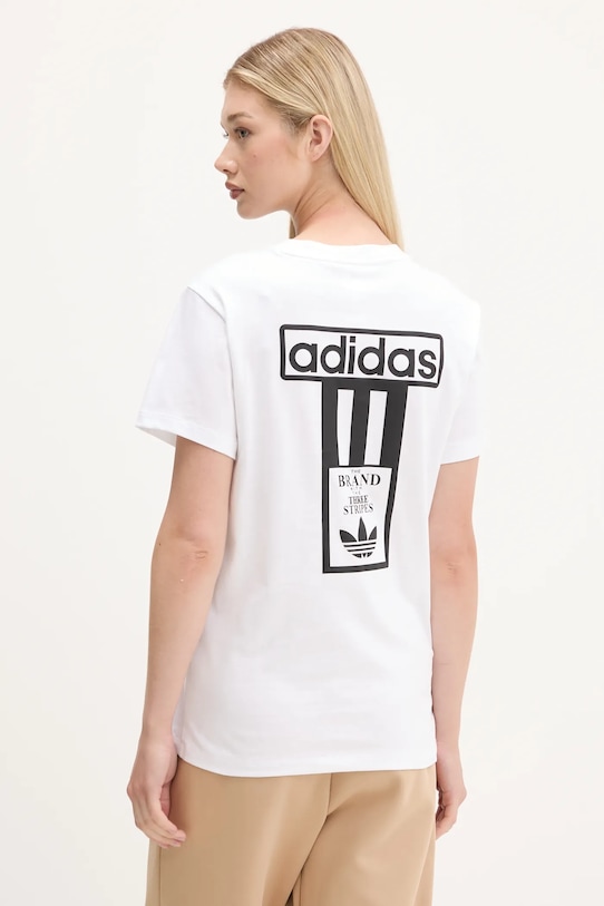 Футболка хлопковая Adibreak Adidas Originals, белый — фото 3
