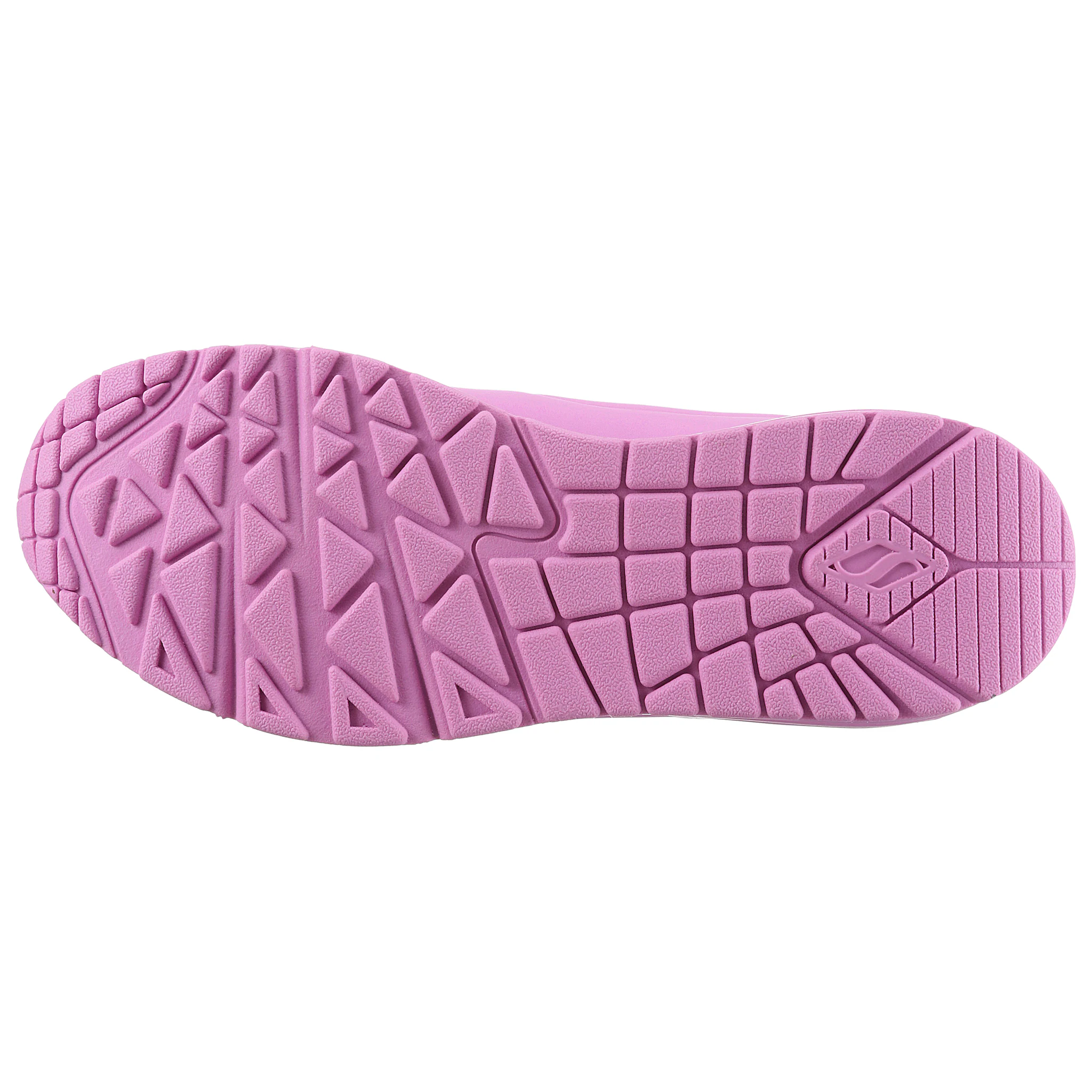 Кроссовки Skechers "Street Uno - Stand on Air", простого вида, повседневная обувь, полуботинки, туфли на шнуровке, розовый — фото 3