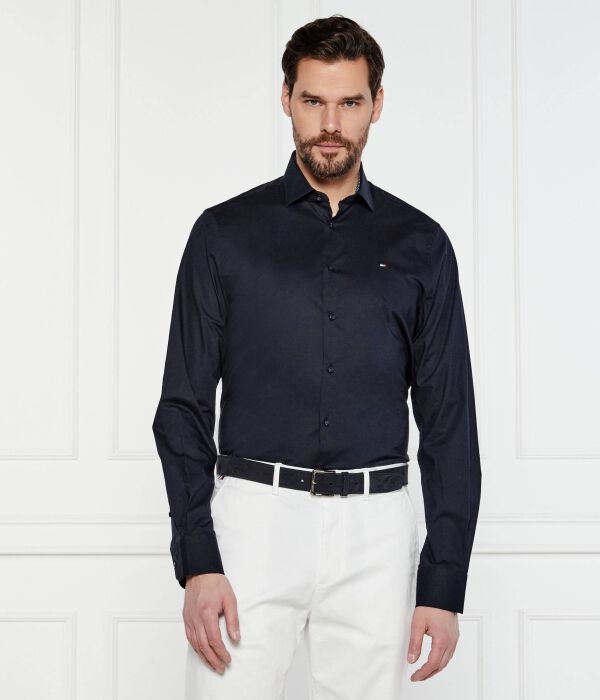 

Рубашка Slim fit Tommy Hilfiger, синий