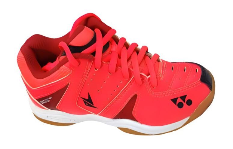 Кроссовки детские Power Cushion Kids с низким верхом Yonex, красный — фото 2