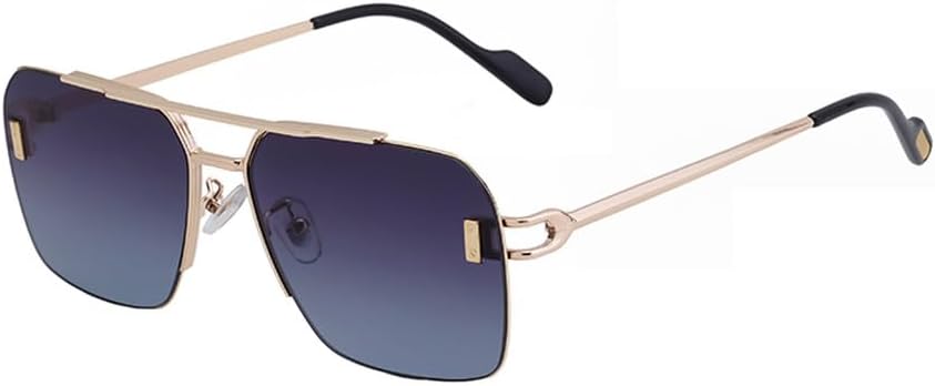 

Большие солнцезащитные очки для мужчин, роскошные металлические солнцезащитные очки для женщин, модные классические очки-щитки, солнцезащитные очки UV400 LVTFCO, C6goldgrayblue