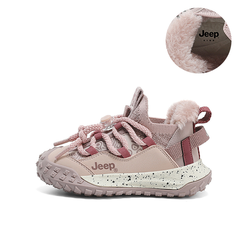 Детские повседневные кроссовки Mid Top Kids Jeep, цвет пурпурная орхидея/светло-розовый — фото 2