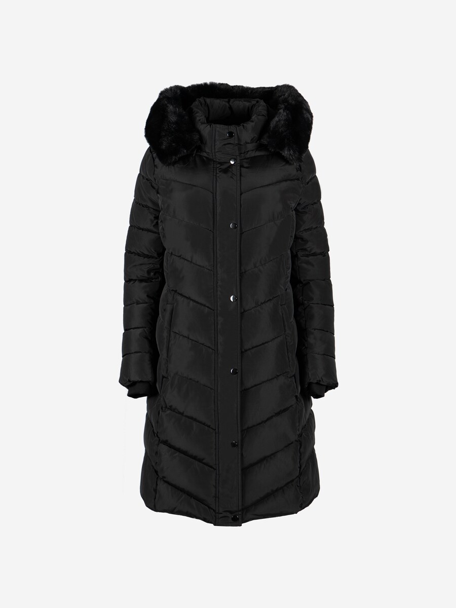 

Зимняя парка Passioni Lange Steppjacke mit Kapuze, черный