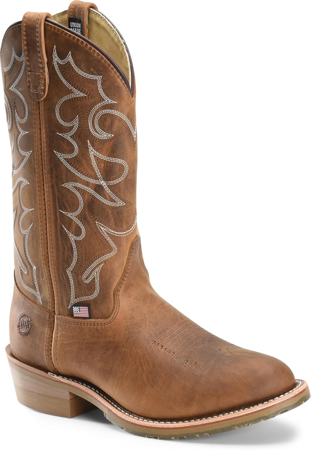 

Мужские ботинки DOUBLE-H Dylan 12 - кожа Old Town Folklore, стелька с амортизацией PermaFresh, маслостойкая и противоскользящая подошва I.C.E., сделано в США, коричневый