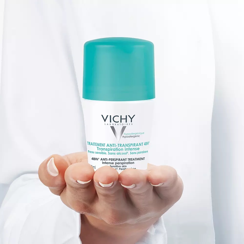 Дезодорант Deo traitement anti-transpirant 48h roll-on Vichy Laboratoires, 50 мл. — фото 3