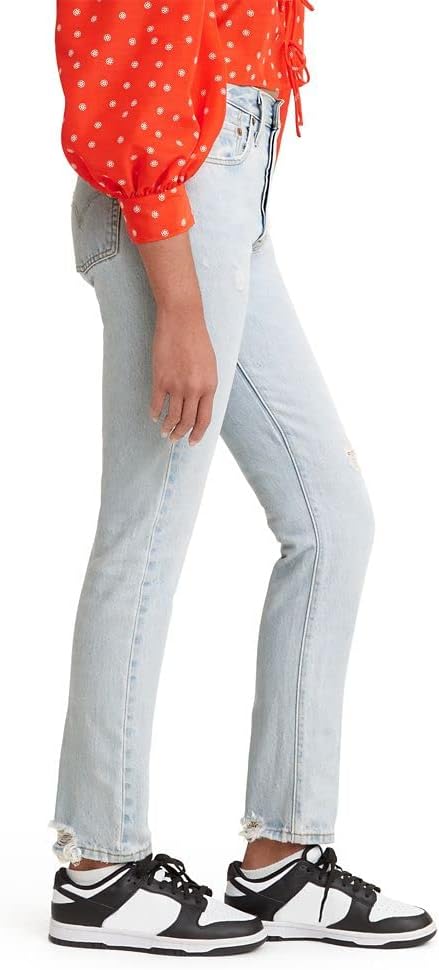 Женские узкие джинсы Levi's 501, Ojai Snow - Light Indigo — фото 2