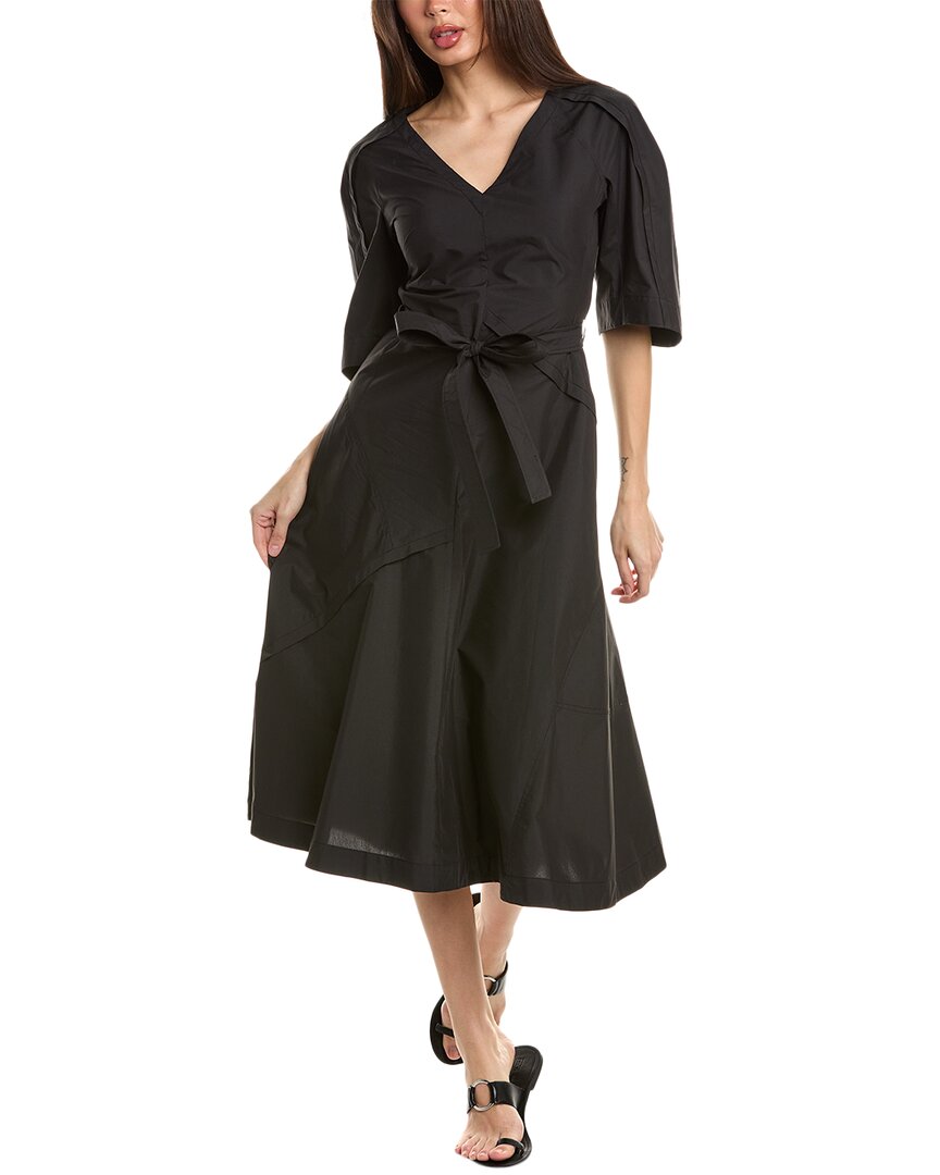 

3.1 Платье миди с рукавами-фонариками Phillip Lim 3.1 Phillip Lim, черный