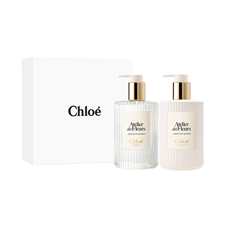 

Набор для ухода за телом и гелем для душа Chloe Fairyland Garden Fragrance 300 мл + 300 мл Chloé, two-piece set: misty rain jasmine fragrance shower gel 300ml+misty rain jasmine fragrance body lotion 300ml