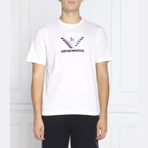 

Футболка стандартного кроя Emporio Armani, белый