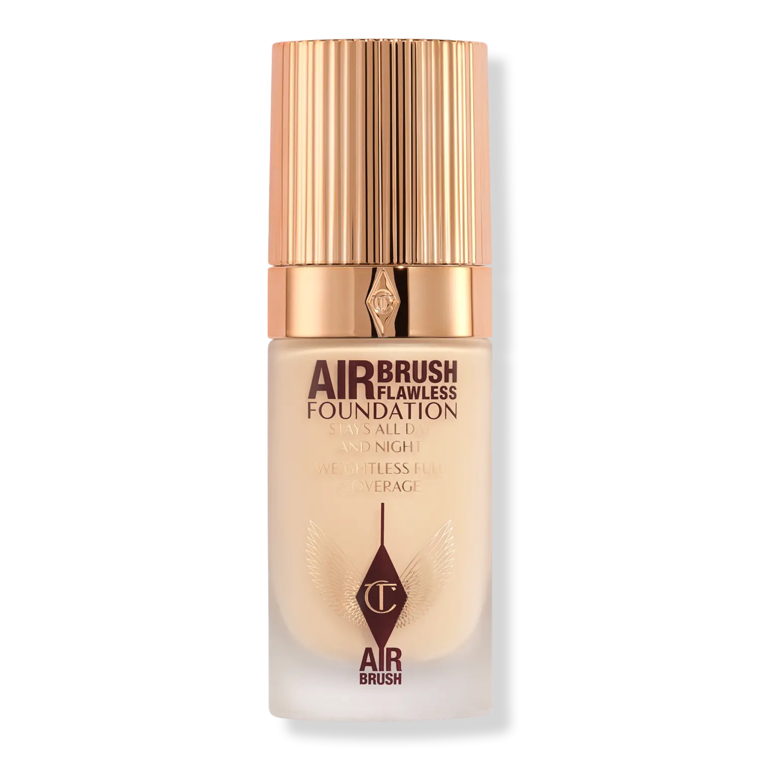 

Безупречная тональная основа, нанесенная аэрографом Charlotte Tilbury, 3 Warm (fair with warm undertones)