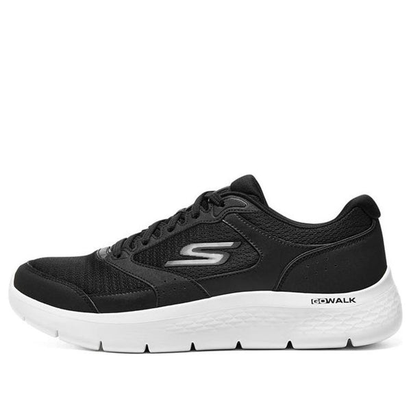 

Кроссовки go walk flex lace up 'black' Skechers, черный