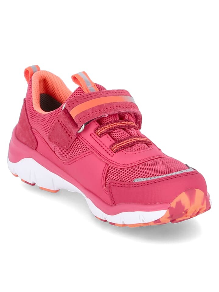 

Кроссовки на шнуровке superfit, цвет pink/orange