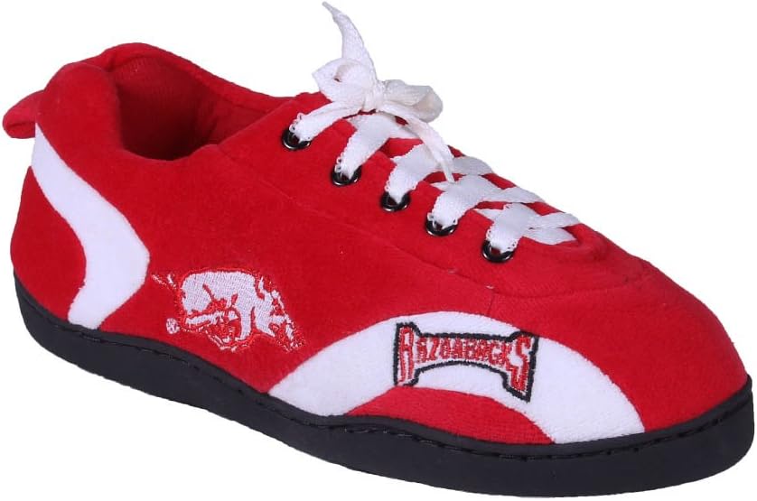 

Тапочки Comfy Feet NCAA для использования дома и на улице, Arkansas Razorbacks