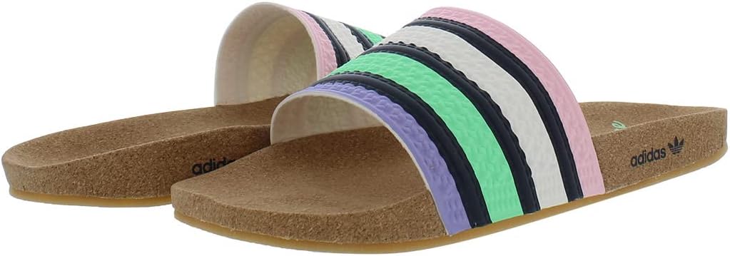 Шлепанцы adidas Adilette для взрослых, унисекс, коричневый — фото 3