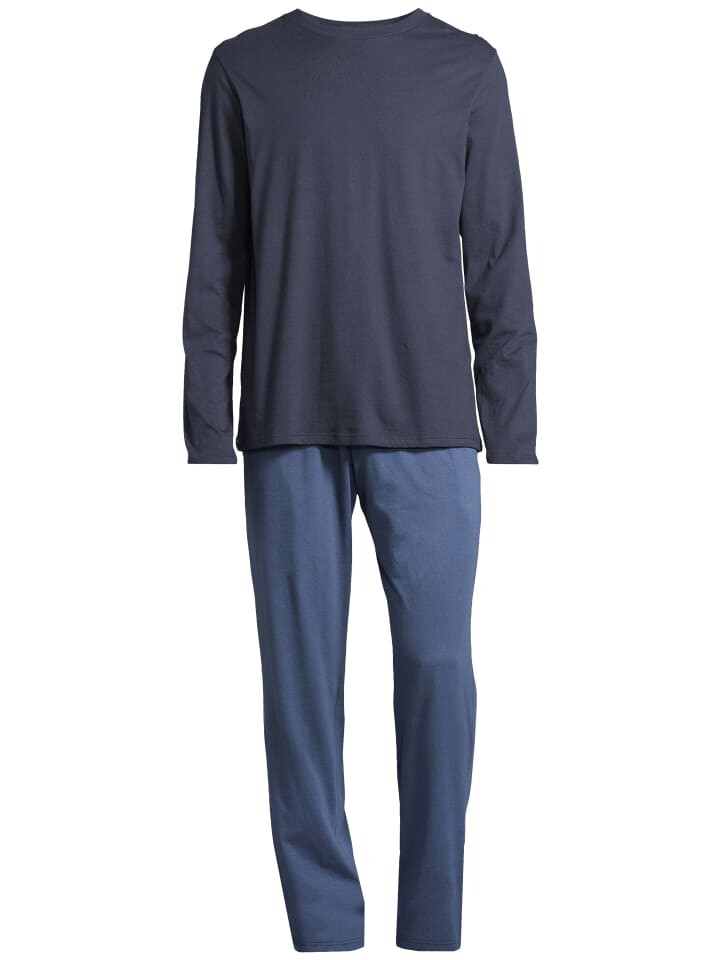 

Пижама Schiesser Night & Home, цвет dunkelblau/blau
