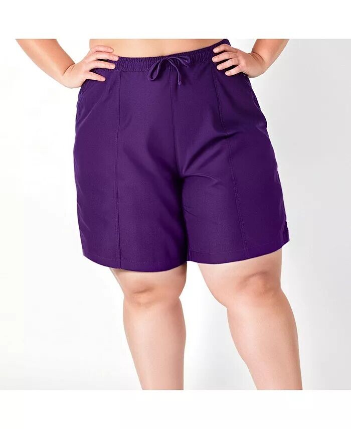 

Шорты для серфинга Plus Size 7" Calypsa, фиолетовый
