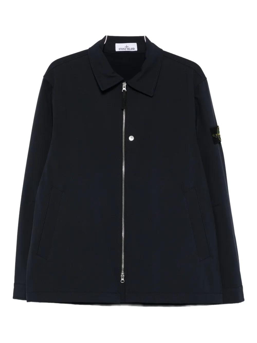 

Куртка Q100003 Soft Shell-R_e.dye с застежкой-молнией и накладным карманом Stone Island, синий
