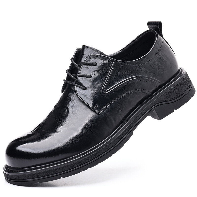 Туфли мужские Men"s Casual Men Low-Top Xiwencha, черный — фото 2