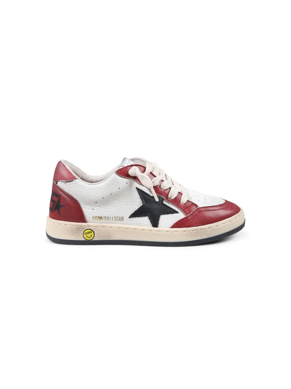 Кеды Ball Star Golden Goose Kids, красный — фото 2