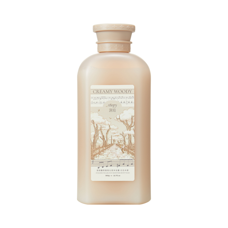 

Гель для душа с аминокислотами и стойким ароматом, увлажняющий и питающий лосьон Roopy