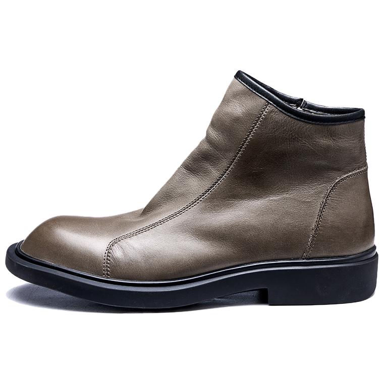 

LEYGMENLG Мужские полусапожки черные/кофейные/желто-коричневые/серебристые с серебристой флисовой подкладкой, цвет Silver Fleece-Lined