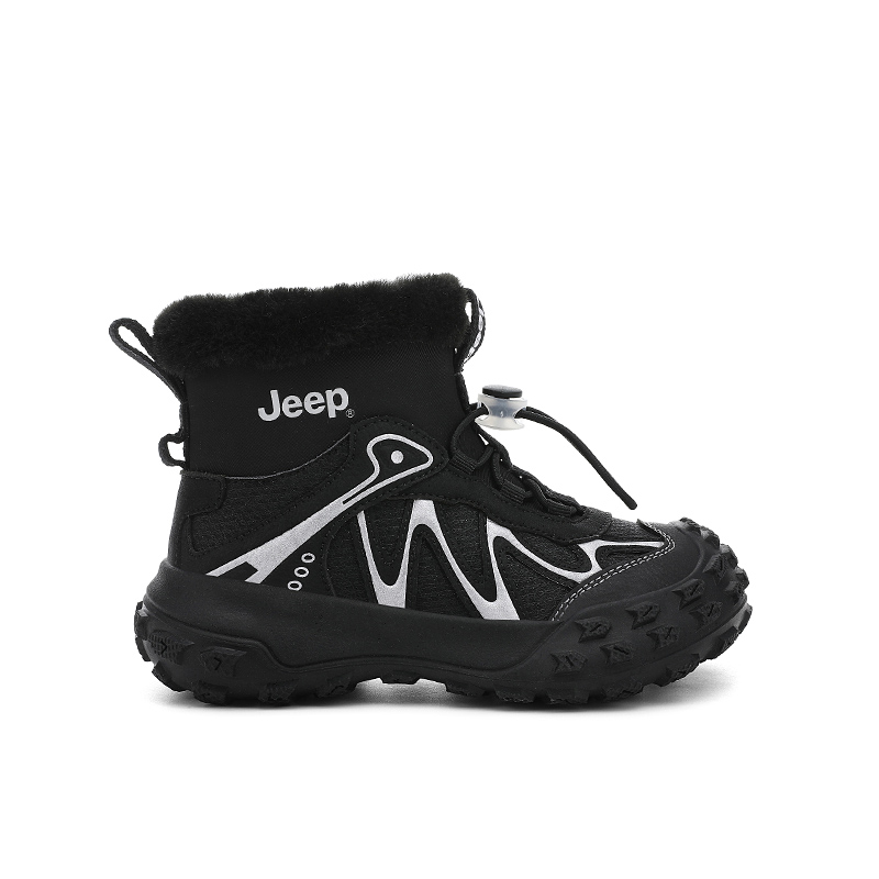 Jeep Зимние высокие ботинки Explorer 20 для детей, из синтетической кожи и текстиля, с противоскользящей подошвой, водонепроницаемые, утепленные — фото 4