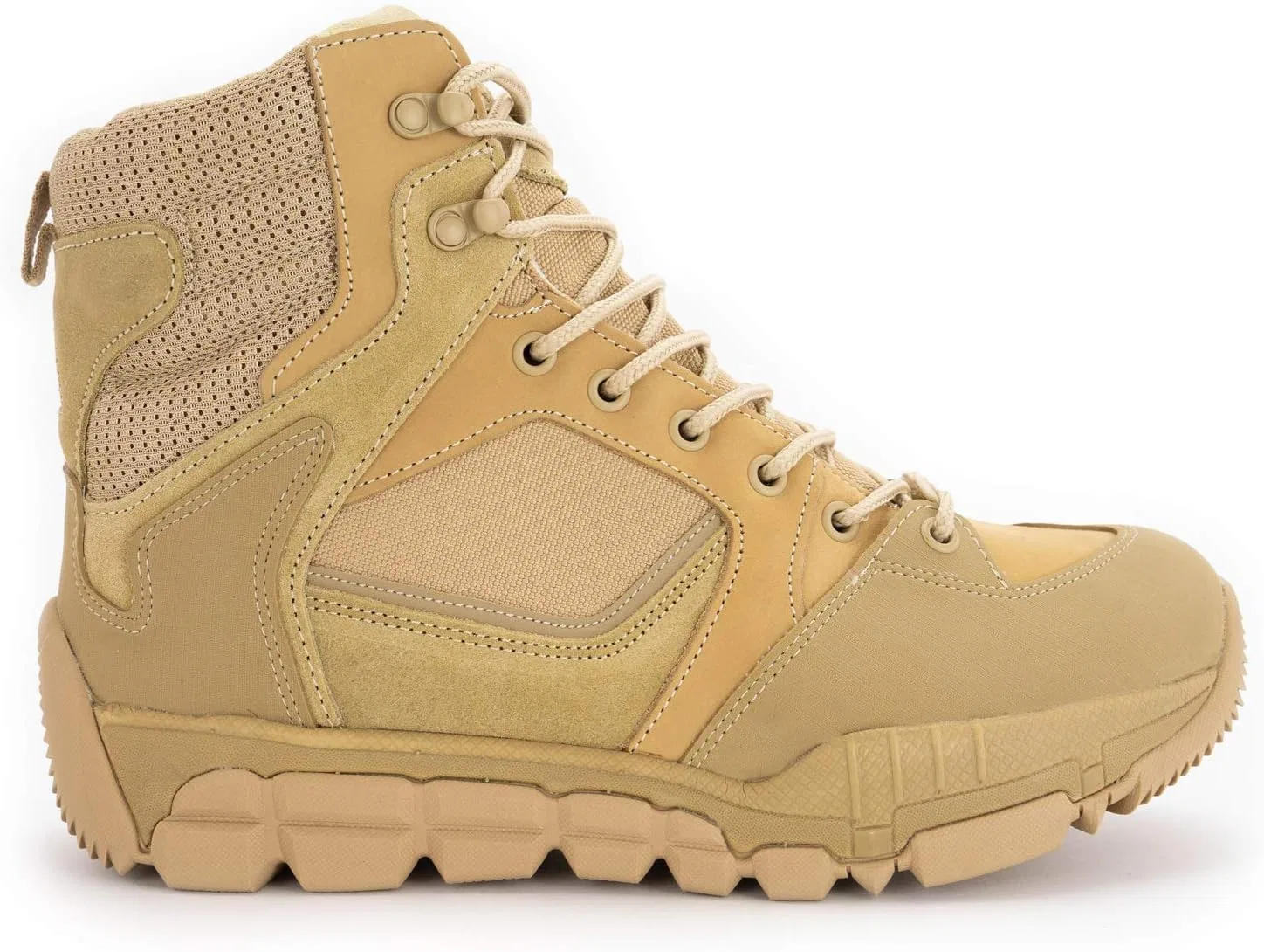 Тактические ботинки RYNO GEAR Trek Coolmax с боковой молнией, Beige — фото 2