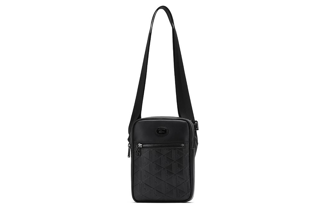 

LACOSTE Сумка через плечо из смесового материала мужская черная, Black