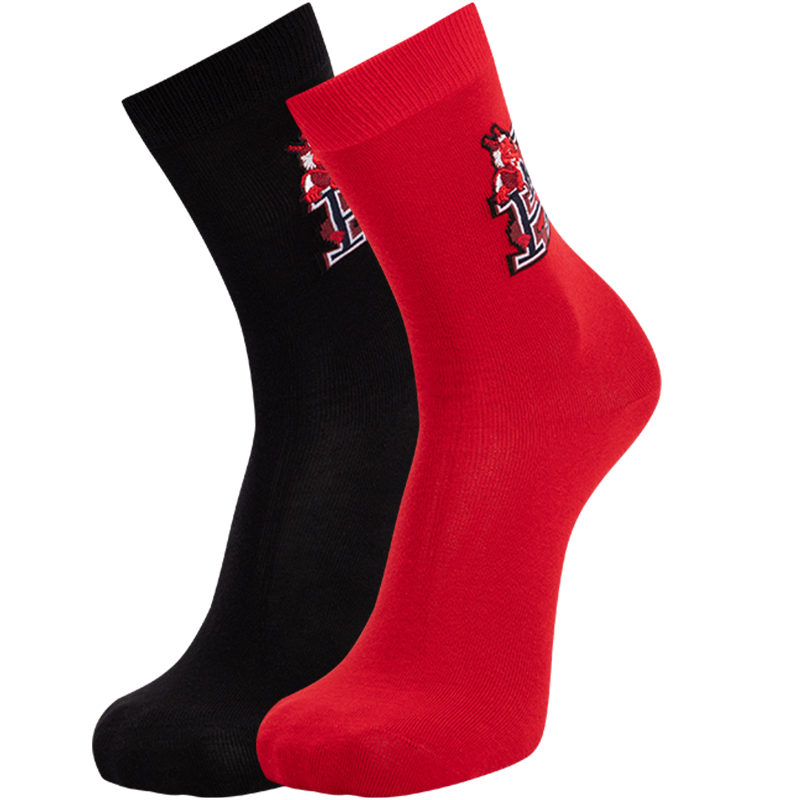 

Мужские носки Crew, 2 пары Tommy Hilfiger, красный/черный