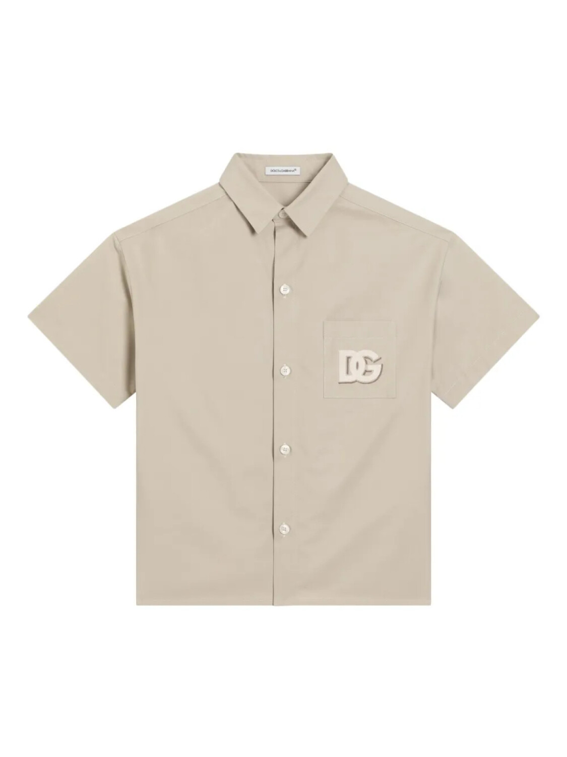 

Dolce & Gabbana Kids рубашка с вышивкой, нейтральный