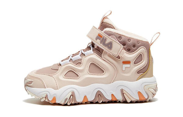 Кроссовки lifestyle high-top shoes 'pink white' Fila, розовый — фото 2