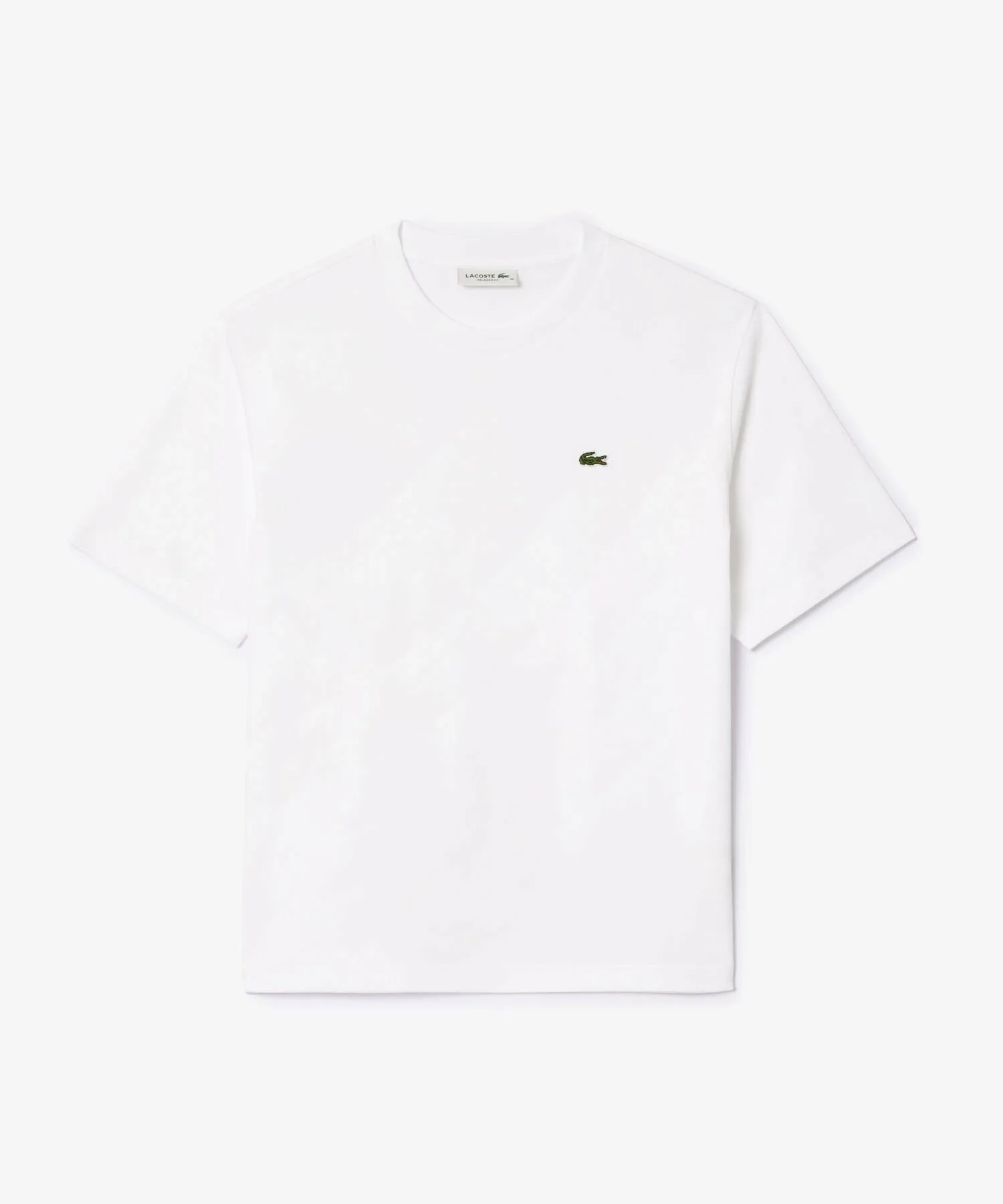 Футболка LACOSTE Классическая, Хлопок Пима, Белая — фото 3