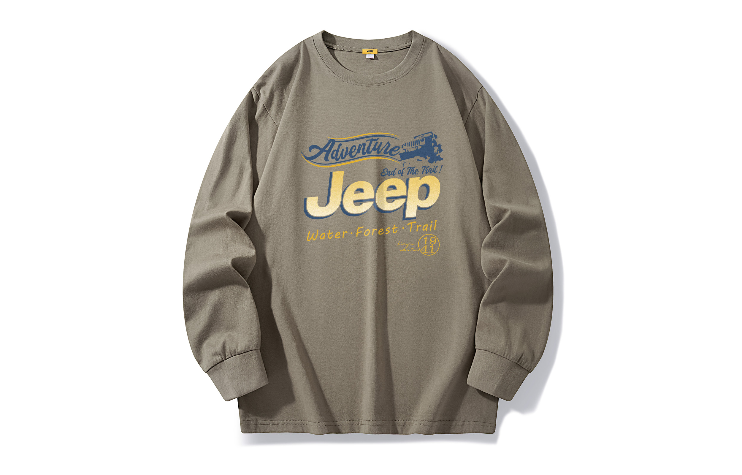 

Футболка унисекс Jeep, хаки