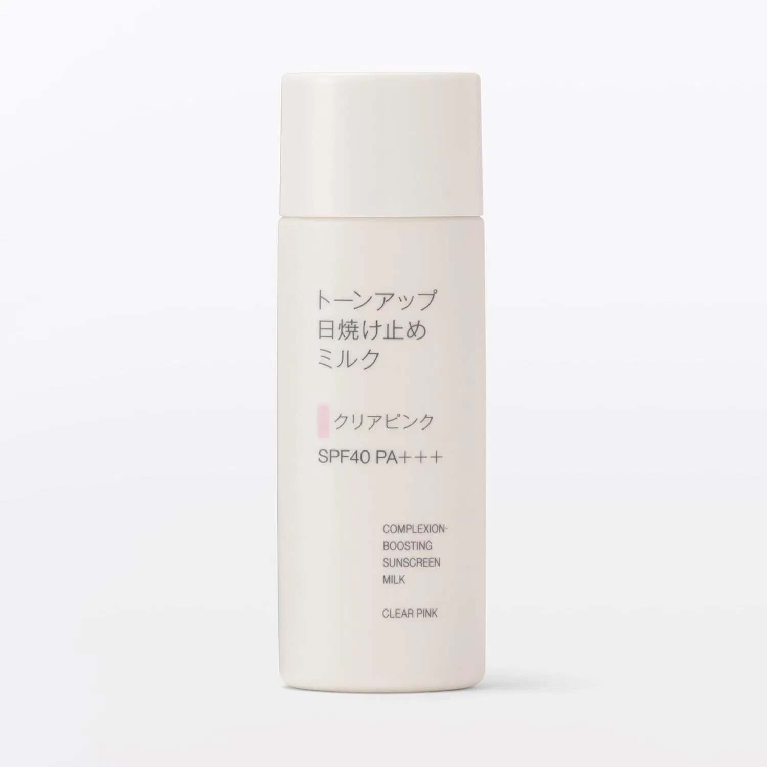 Солнцезащитное молочко MUJI Tone Up Sunscreen Milk Clear Pink SPF40 PA+++ 50g