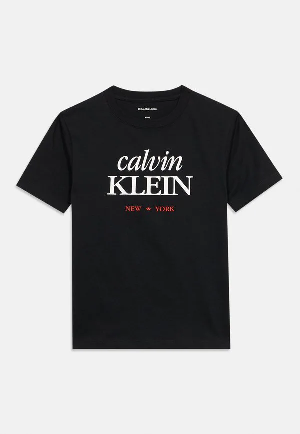 Футболка унисекс с логотипом ss Calvin Klein Jeans, Black — фото 3