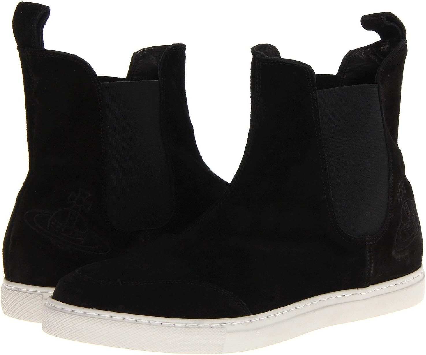 

Кроссовки Vivienne Westwood Suede Pull-On Trainer, цвет Suede Black