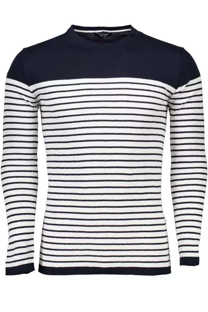

Синий хлопковый мужской свитер Marciano By Guess